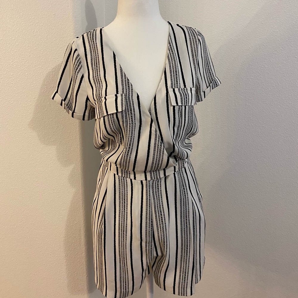 River Island Striped Romper